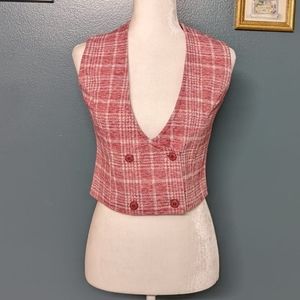 Vintage Love and Kisses Half Vest